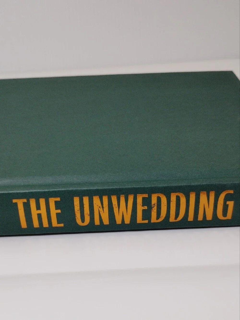 The Unwedding by Ally Condie - Teal & Green Hardcover Novel